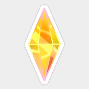 Yellow plumbob sims 4 Sticker